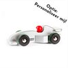 BAJO - Houten Raceauto F1 Zilver