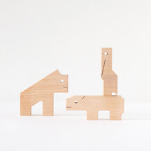 MAKII - Dieren Parade Pelikaan - Gorilla - Tijger