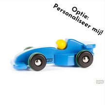 BAJO - Houten Raceauto F1 Blauw