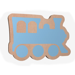 HOUT SAGE - Muziekdoosje Locomotief