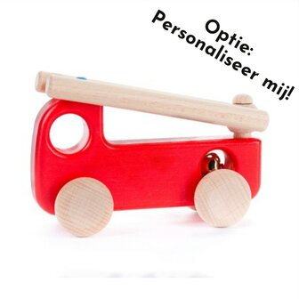 BAJO - houten brandweerwagen