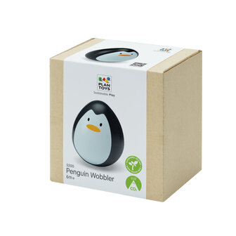 PLANTOYS - houten Pinguin Tuimelaar verpakking