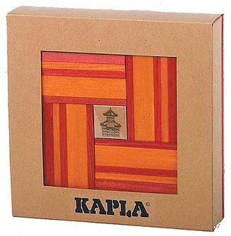 KAPLA - 40 stuks oranje/rood met boek