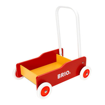 BRIO - Geel-rode loopwagen