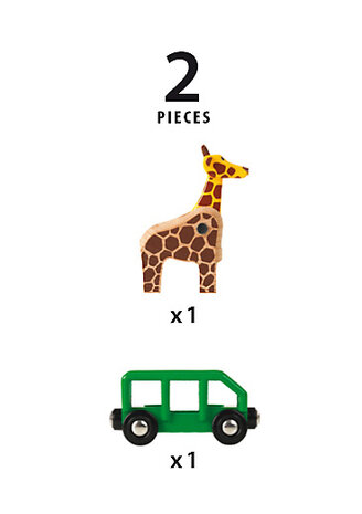 BRIO - Giraffe & Wagon 33724