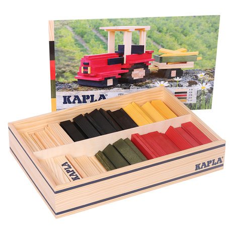 Permanent koepel Dicteren KAPLA - TRACTOR (kist, 155 stuks) - het ultime bouwplankje - Hout Sage  Speelgoed, speelgoed met een goed verhaal