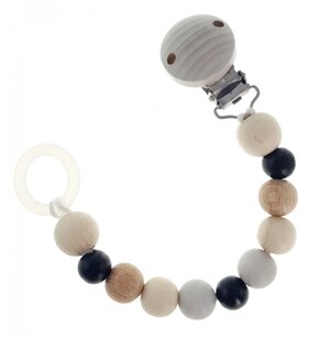 HESS - Speenketting (Naturel-Zwart) HESS - Speenketting (Naturel-Zwart)