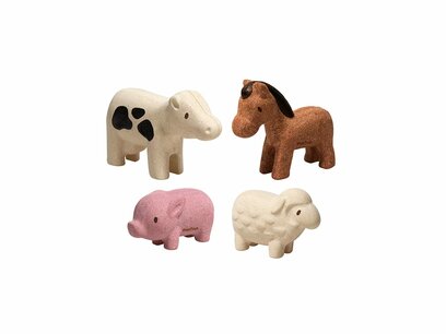PLANTOYS - Boerderijdieren Set (4st) PLANTOYS - Boerderijdieren Set (4st)