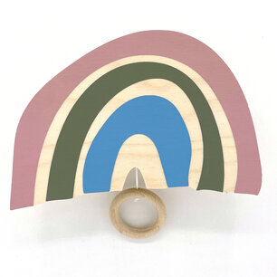 HOUT SAGE - Muziekdoosje Regenboog HOUT SAGE - Muziekdoosje Regenboog