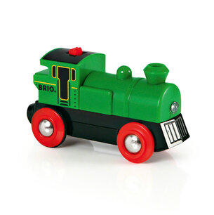 BRIO - Groene locomotief op batterijen BRIO - Groene locomotief op batterijen