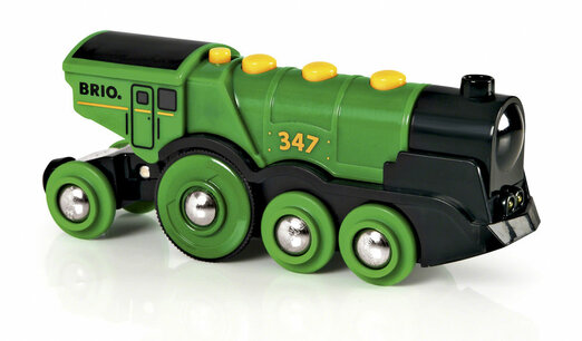 BRIO - Grote groene locomotief op batterijen BRIO - Grote groene locomotief op batterijen