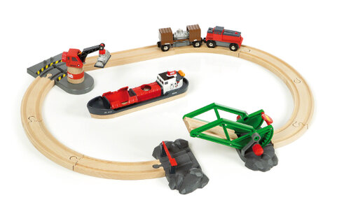 BRIO - Treinset vracht bij de haven BRIO - Treinset vracht bij de haven