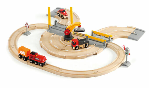 BRIO - Treinset weg en takelkraan BRIO - Treinset weg en takelkraan