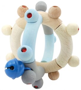 HESS - Rammelaar Bol (naturel-blauw) HESS - Rammelaar Bol (naturel-blauw)
